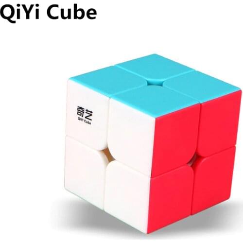 QiYi QI DI S 2x2x2 Magic Cube Stickerless QIDI Pocket Speed Cubes Professional Puzzle Cube Educational Toys For Children