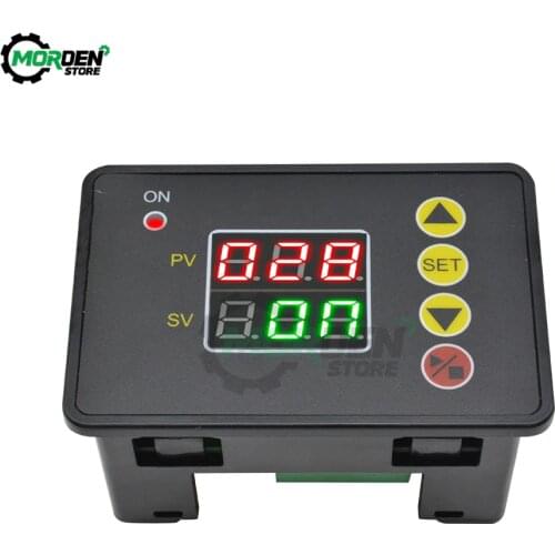 Dual LED Display Automation Cycle Delay Timer Control Switch Digital timing delay relay DC 12V 24V 20A AC 110V 220V 10A relay