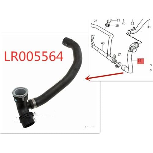 Radiator Coolant Hose - Upper For Land rover LR2 LR005564