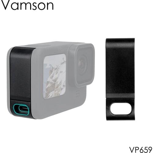 Replacement Rechargeable Side Cover Case Battery Lid Door Cover for GoPro Hero 9 Black Action Camera Accessories VP659