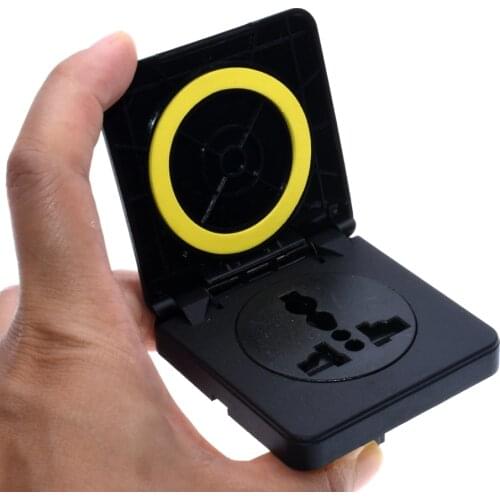 EU US AU UK Universal waterproof wall socket with cover 250V 10A IP44 AC power connector socket