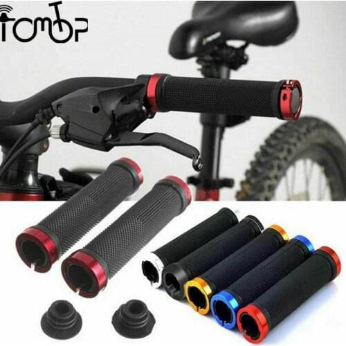 ZK20 2 Pieces / 1 Pair Of Bicycle Straight Handle Gloves Mountain Bike Anti slip Rubber Handle Cover Bicycle Accessories