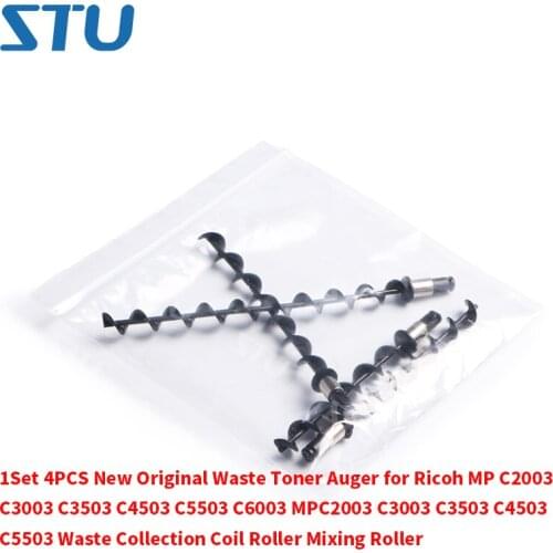 1Set 4PCS New Original Waste Toner Auger for Ricoh MP C2003 C3003 C3503 C4503 C5503 C6003 MPC2003 C3003 C3503 C4503 C5503 Screw