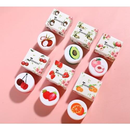 1 Pcs Lip Balm Moisturizing Lip Film Lipstick Waterproof Moisturizing Primer Cute Mini Fruit Lip Balm Color Mood Changing