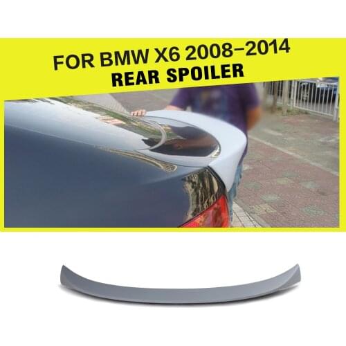 Car-styling FRP Auto Rear Spoiler Lip Wing Boot Lip for BMW X6 E71 2008 - 2013
