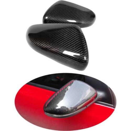 Side Covers Caps Carbon Look Replacement Carbon Caps For Vw Golf 6 Jetta Mk6 Gti Gtd R20 Exterior Mirror