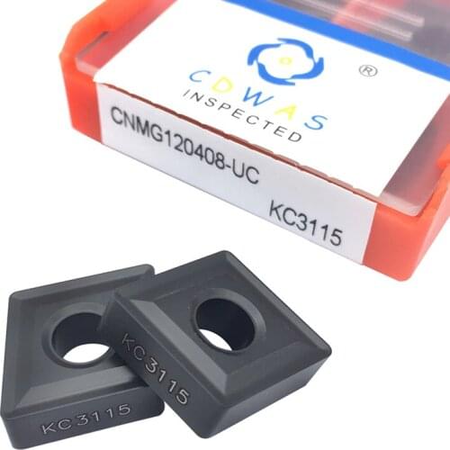 CNMG120408 UC KC3115 Carbide Inserts Turning Tool Blade Lathe Tools CNMG 120408 CNC Cutting Tool High Qualty For Cast Iron