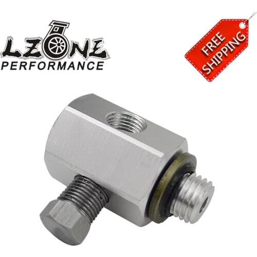 FREE SHIPPING - For BMW 3 Series E30 E36 3 Port Oil Pressure Temperature Gauge Adaptor T Piece JR-OGA01