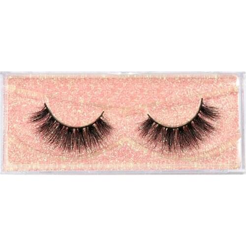 HEYME 10 Pairs/Lot 3D Mink Lashes Dramatic Fluffy Soft Wispy Volume Natural Long Thick Cross Reusable False Eyelash Wholesale