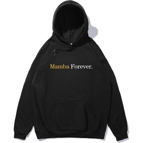 Mamba Forever Hip Hop Hoodies Sweatshirts Men Women Unisex Fleece Hooded Hoody Pullover Male Casual Sweatshirt Mens Top Hoodie