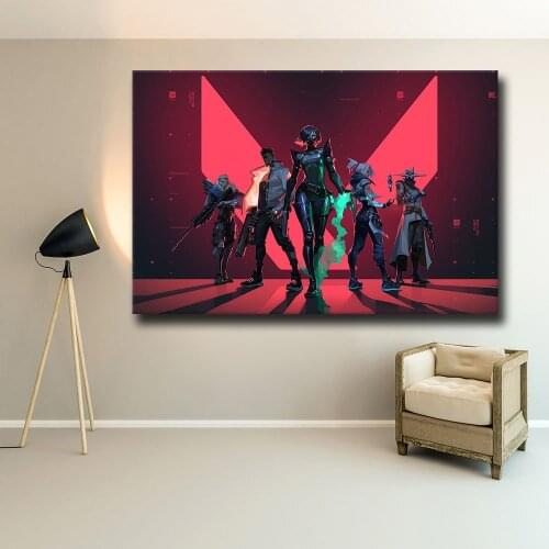 The Game Poster Decoration Painting of valorant on HD Canvas Canvas Painting Art Posters and Prints Cuadros Decor