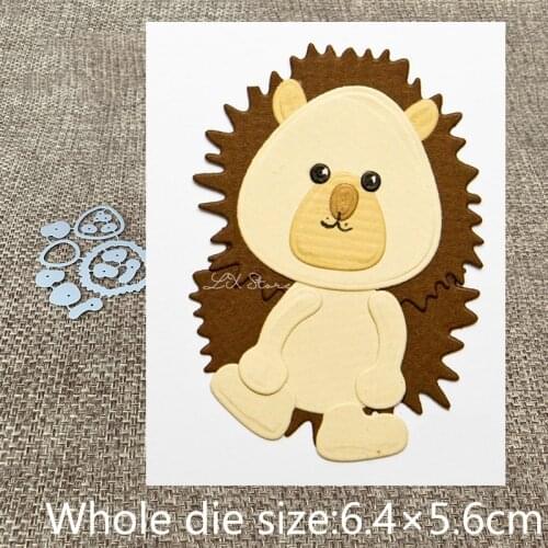 New Design Craft Metal stencil mold Cutting Dies lovely lion decoration scrapbook die cuts Album Paper Card Craft Embossing