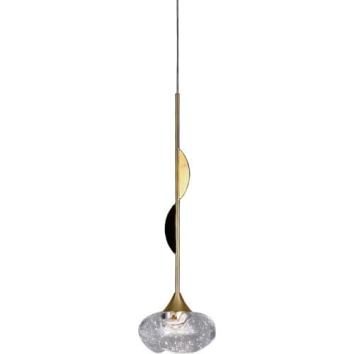 Postmodern luxury living room pendant lamp designer nut creative personality villa restaurant glass ball pendant lights
