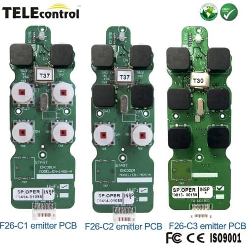 Telecontrol 6 keys crane radio remote control transmitter emitter PCB or CPU Circuit board for F26-c1 F26-C2 F26-C3