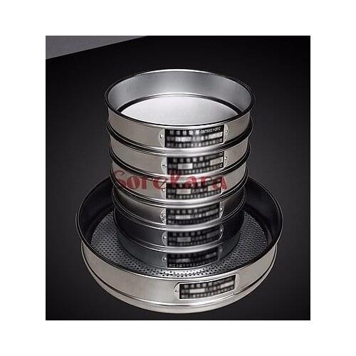Dia 30cm 1mesh-1000mesh Stainless Steel Net Chroming Body Test Sieve Standard Test Sieve Laboratory Sieve