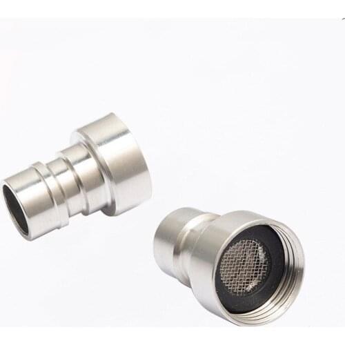 1pcs Stainless Steel Faucet Connector Washing Machine Gun Quick Connect Pipe Fitting 20mm Hose Connections Home Tap Accessories