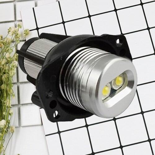 20W High-power Vehicle LED Light Angel Eyes LED Work Light Compatible for E90 E91 3 Series (Red Light)