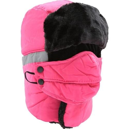 Winter Ski Caps For Adult Unisex Ear Cap Outdoor Warm Face Windproof Hat Scarf Trooper Earflap Snow Men Women Hats Gorras
