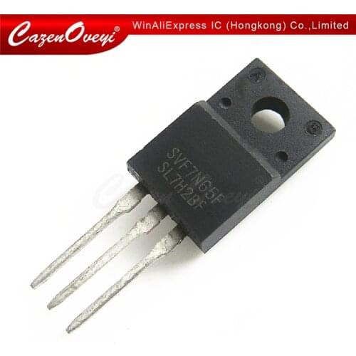 1pcs/lot SVF7N65F 7N65 TO-220F In Stock