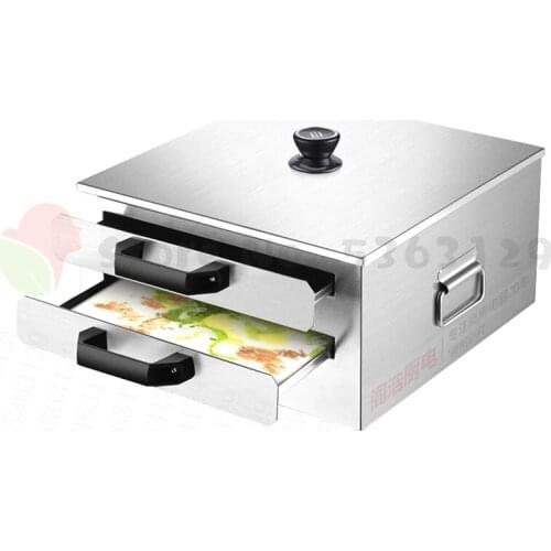 2/1 Tiers Stainless Steel Rice Noodle Roll Steamed Bun Steam Machine Vermicelli Roll Steaming Furnace Steamer Household