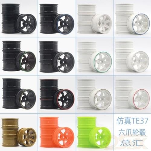 4pcs 1Set Plastic Wheel Rim Fit HPI HSP RC model 1:10 On-Road Racing Car 701 for HSP94123/94122/94103/D4/D3