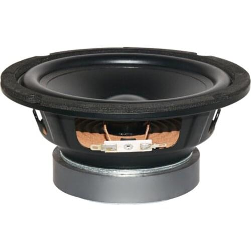 6 Inch Audio Speaker Stereo Woofer Loudspeaker 100mm Magnetic Rubber Edge PP Base, 25 Core Speaker Subwoofer DIY Audio Subwoofer