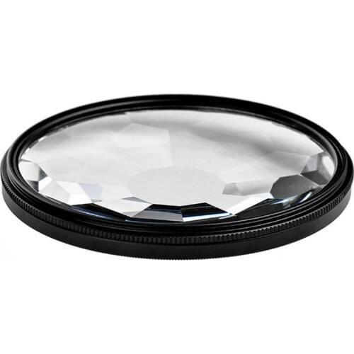 77mm Kaleidoscope Lens Filter Colorful Glass Prism Camera Accessories Variable Number Of Shooting Objects Gourmet Effect
