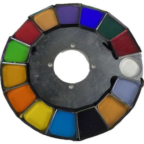 8pcs/lot 230W Color Wheel for Beam 5R Beam R7 Beam 280W Moving Head Lighting 14Colors+Open