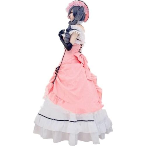 Black Butler Book of the Atlantic Ciel Phantomhive Victorian Dress Cosplay