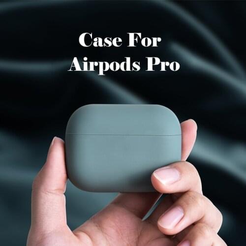 For AirPods Pro 2019 Case Wireless Earphones Case Silicone Slim Protective Cover Cases For Air Pods Pro Box Coque Anti-lost