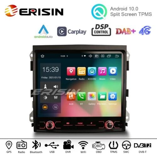 Erisin 8142 8.4" Android 10.0 DSP CarPlay Auto Radio GPS TPMS DAB+ 4G Car Multimedia Stereo for PORSCHE CAYENNE 2010-2017