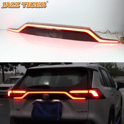 Rear Bumper Lights for Toyota RAV4 RAV 4 2019 2020 Led Stop Signal for Cars Fog Lights Lada Vesta Reflectors Brake Lamp