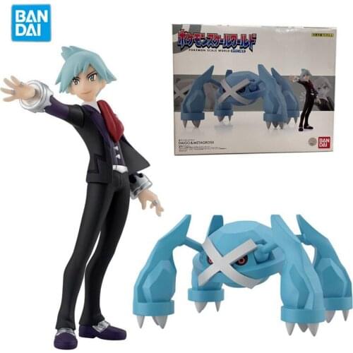 Bandai Pokemon PB 1/20 SCALE WORLD Japanese Anime Daigo Metagross Figurine Action Figure Kids Toys Model Collections Doll Gifts