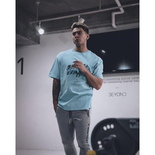 2021 fashion casual T shirt mens outdoor sports short sleeve T shirt summer casual cotton loose jacket mens travel wear