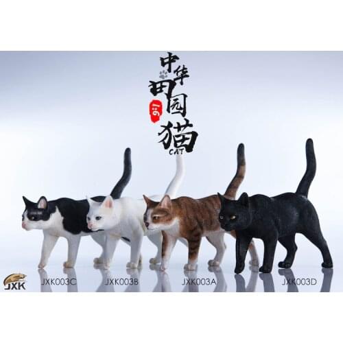 JXK JxK003 1/6 Chinese Garden Cat Garage Kit Collection Statue for Fans Holiday Gift
