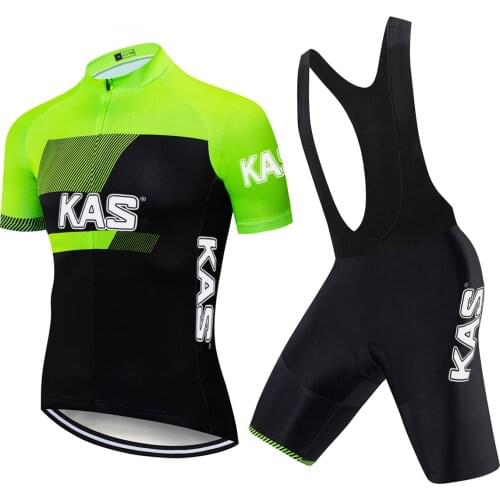 Camouflage 2021 KAS Cycling Jersey 20D Bib Set Uniform Bike Clothing Quick Dry Bicycle Wear Clothes Mens Short Maillot Culotte