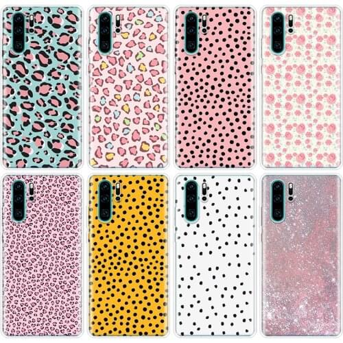 Creative Design Polka Dot cute Phone Case For Huawei P40 P30 P20 P10 Mate 20 30 10 P Smart Z + Plus Lite Pro Fashion Cover Coque
