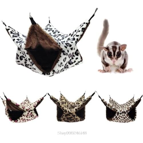 Small Pet Hammock Sugar Glider Parrot Ferret Squirrel Swing Nest Cage Accessories Hamster Rat Sleeping Bed S19 20 Dropship