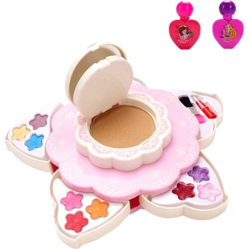 Kids MakeUp Toy Set Nontoxic Cosmetics Kit Toys Pretend Play Makeup Beauty Toys Accessory For Child Girls Gifts