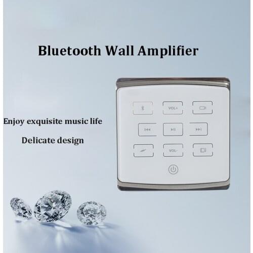 Wall Amplifier Bluetooth Wireless Mini Home Theater Amplifiers Audio Amplificador Panel Board AMP Background Music Player Host