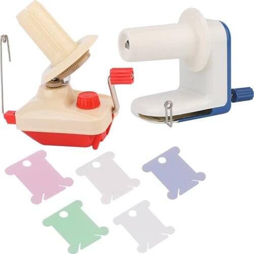 Nonvor Hand Portable Yarn Fiber Cable Winder Machine Kit String Ball Wool Winder Holder Fiber Wool Yarn Craft Sewing Accessories