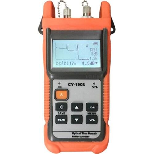 CY190S Optical Time Domain Reflectometer OTDR Fiber Optic Cable Breakpoint Fault Detector Leather Light Decay Tester