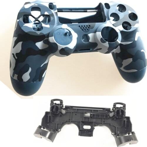 Front Back Soft Touch Front Housing Shell Case Cover Faceplates for Playstation 4 PS4 Pro V2 Controller CUH-ZCT2 JDM-040 JDS 040