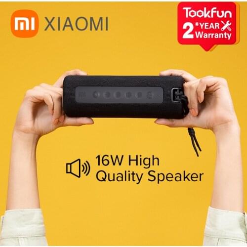 2021 Xiaomi Mi Portable Bluetooth Speaker 16W Bluetooth 5.0 IPX7 Waterproof High-Quality True Wireless Outdoor Stereo Bar Sound