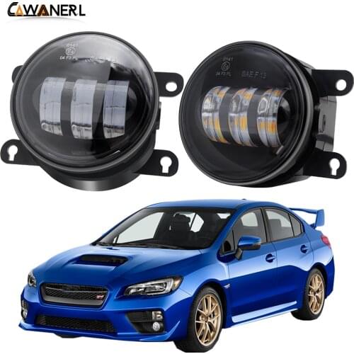 Fog Light Assembly For Subaru WRX STI 2015 2016 Car H11 Front Bumper LED Fog Lamp Daytime Running Light 30W 6000LM 12V