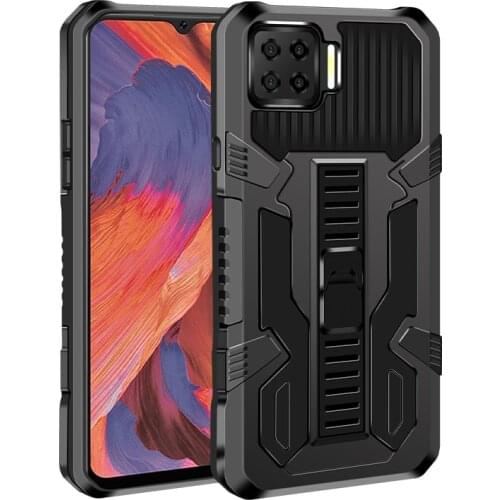 Shockproof Armor Phone Case For OPPO A73 A93 Reno 4 Lite 4F F11 F17 Pro A15 A5 A9 A53 2020 A52 A72 A92 Kickstand Holder Cover