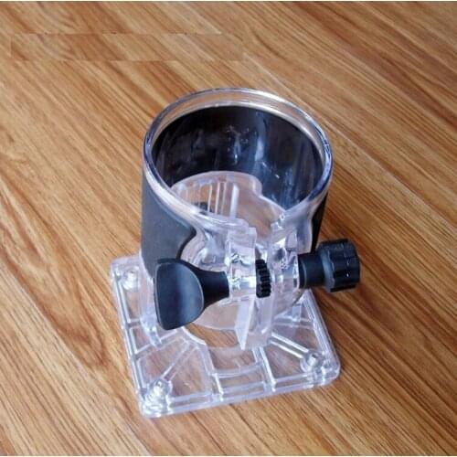 Trimming Machine Transparent Base Shell \Woodworking Engraving Machine Cover Power Tool Protective Cover Accessories