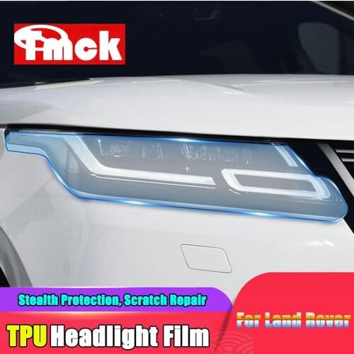 For Land Rover Range Rover Evoque Velar Sport Vogue L494 L405 Discovery 5 Sport Car Headlights TPU HD Transparent Protector Film
