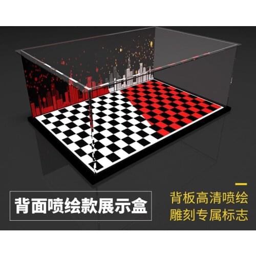 Building Block Dustproof Display Box Show Box For IDEAS Pirates Of Barracuda Bay 21322 (Display Box Only) - Black Base