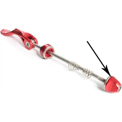 Mountain Bikes Bicycle Hub Quick Release Shaft Nuts Screw Cap Cycling Quick-release Lever Nuts Quick Dismounting Shaft Nuts